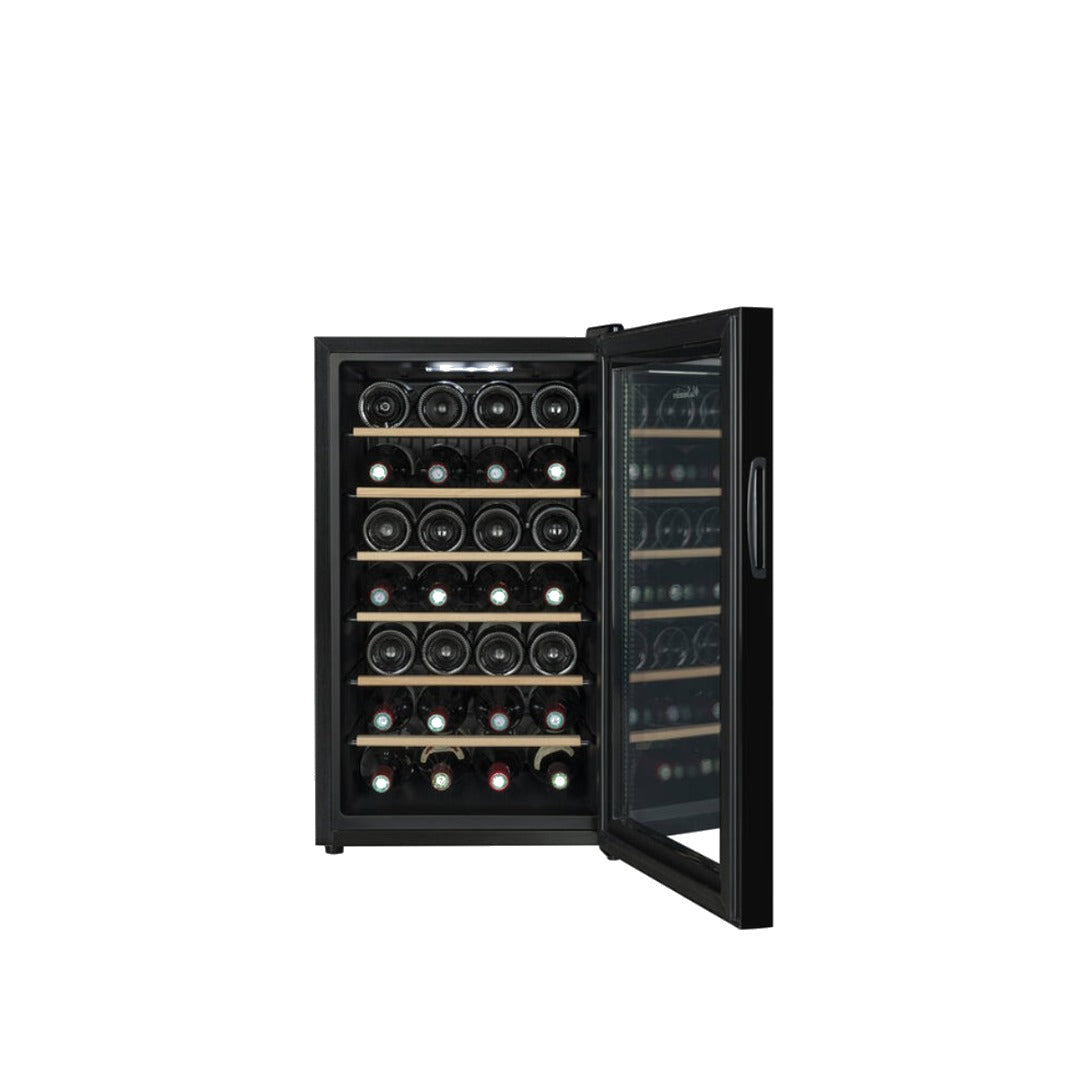 28SILENCE - Ultraleiser Hybrid-Weinkühlschrank für 28 Flaschen
