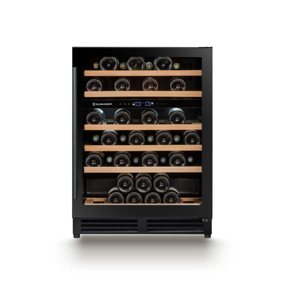 CBU50D2B - 2-Zonen Weinkühlschrank Unterbau für 51 Flaschen