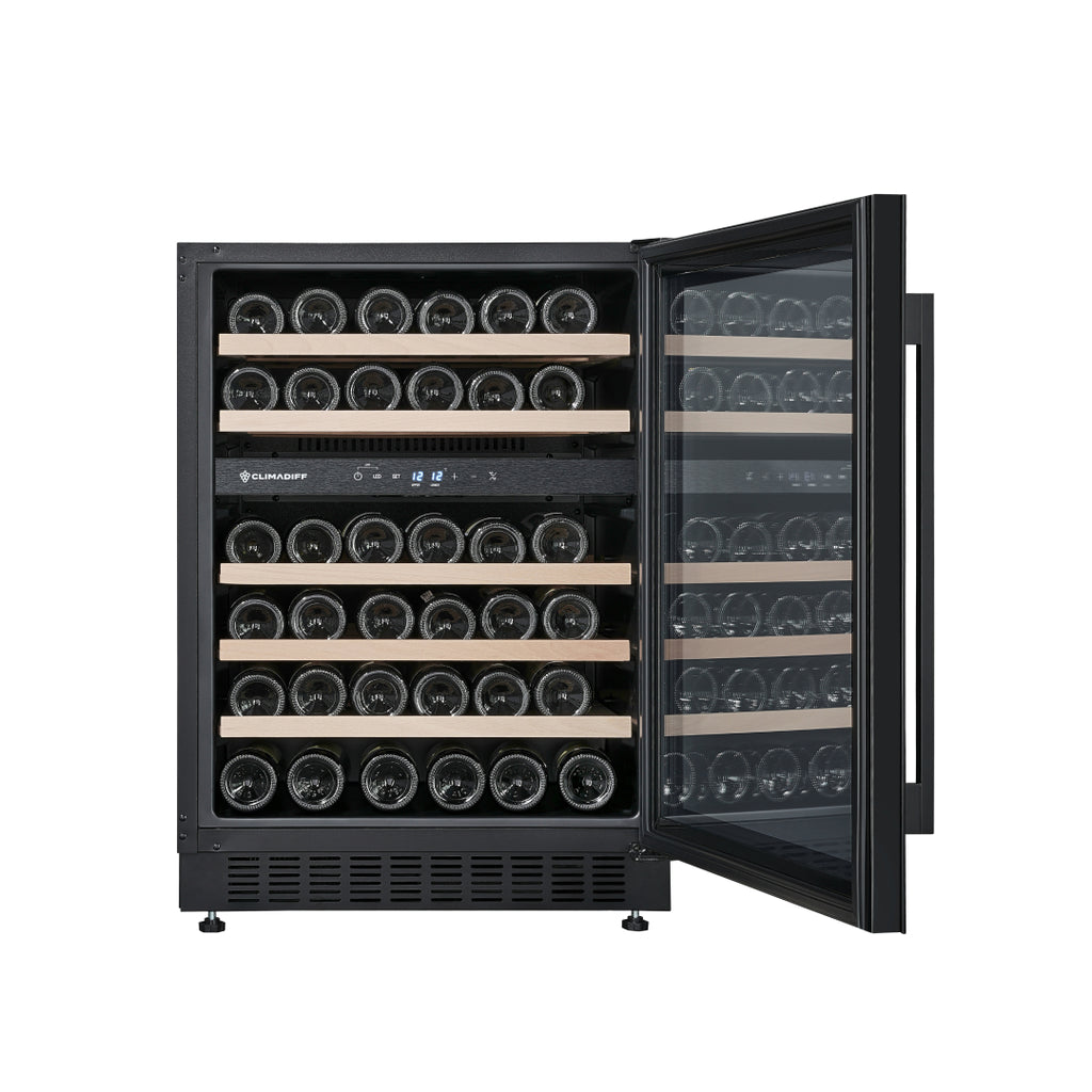 CBU50D2B - 2-Zonen Weinkühlschrank Unterbau für 51 Flaschen