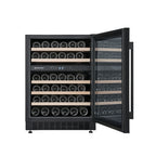 CBU50D2B - 2-Zonen Weinkühlschrank Unterbau für 51 Flaschen