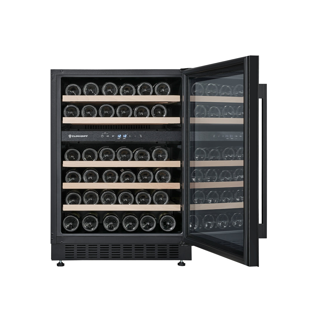 CBU50D2B - 2-Zonen Weinkühlschrank Unterbau für 51 Flaschen