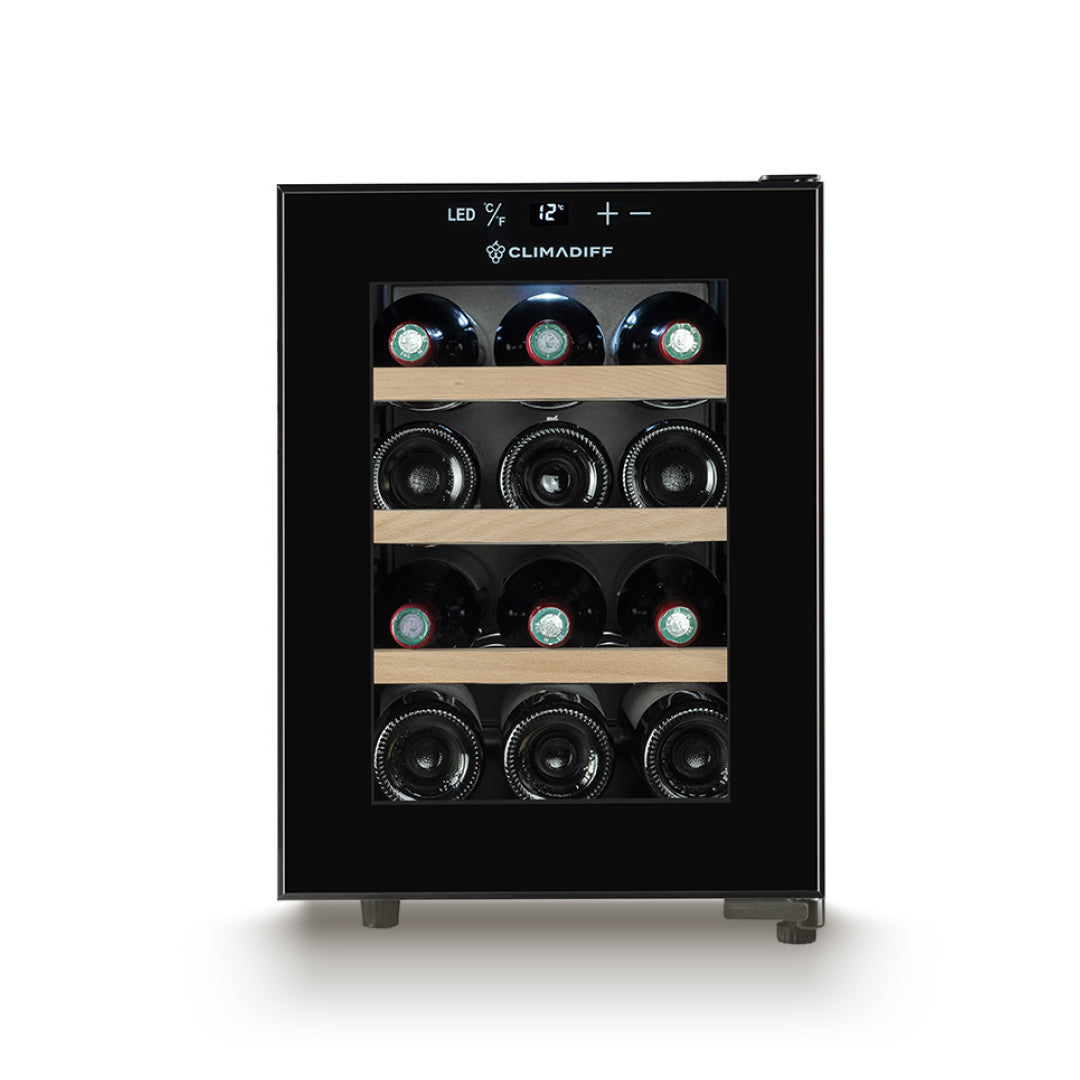 CUVEE12 - Ultra-leiser Servier-Weinkühlschrank für 12 Flaschen