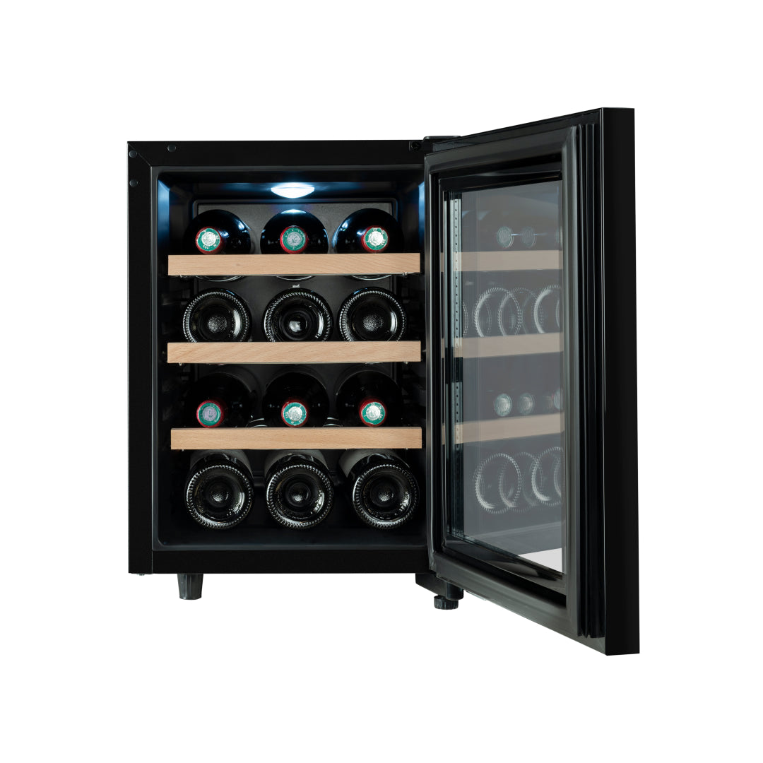 CUVEE12 - Ultra-leiser Servier-Weinkühlschrank für 12 Flaschen