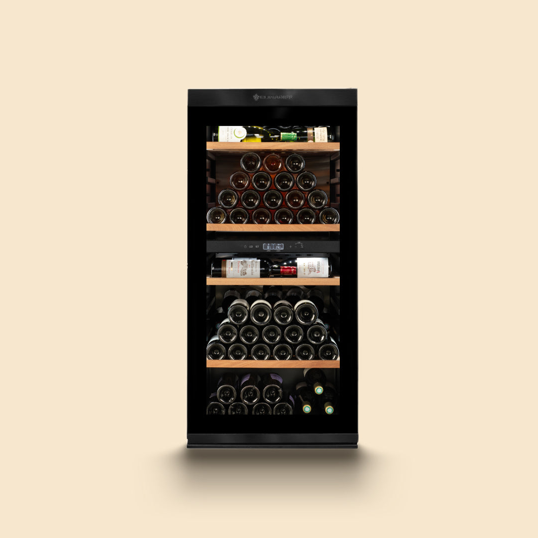 MILLESIME140DB - Doppelzonen Weinkühlschrank für 138 Flaschen