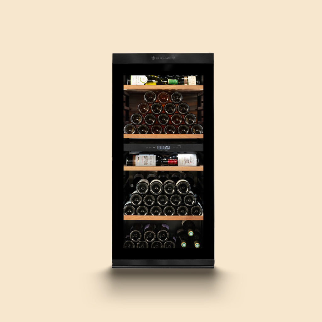 MILLESIME140DB - Doppelzonen Weinkühlschrank für 138 Flaschen