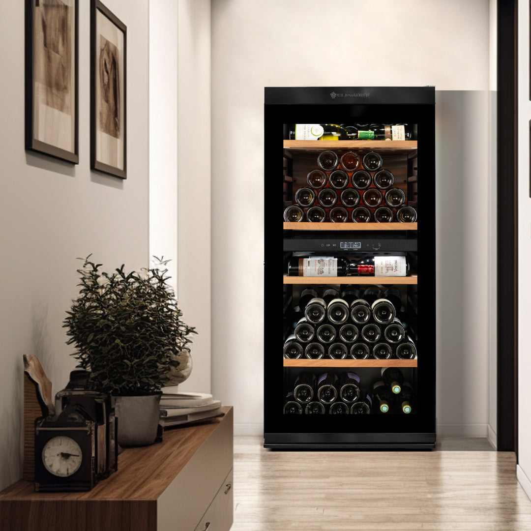 MILLESIME140DB - Doppelzonen Weinkühlschrank für 138 Flaschen