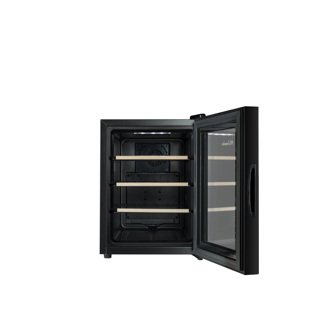12SILENCE - Weinkühlschrank mit lüfterlose Hybridkühlung für 12 Flaschen