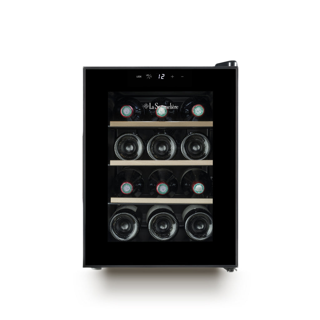 12SILENCE - Ultraleiser Hybrid-Weinkühlschrank für 12 Flaschen