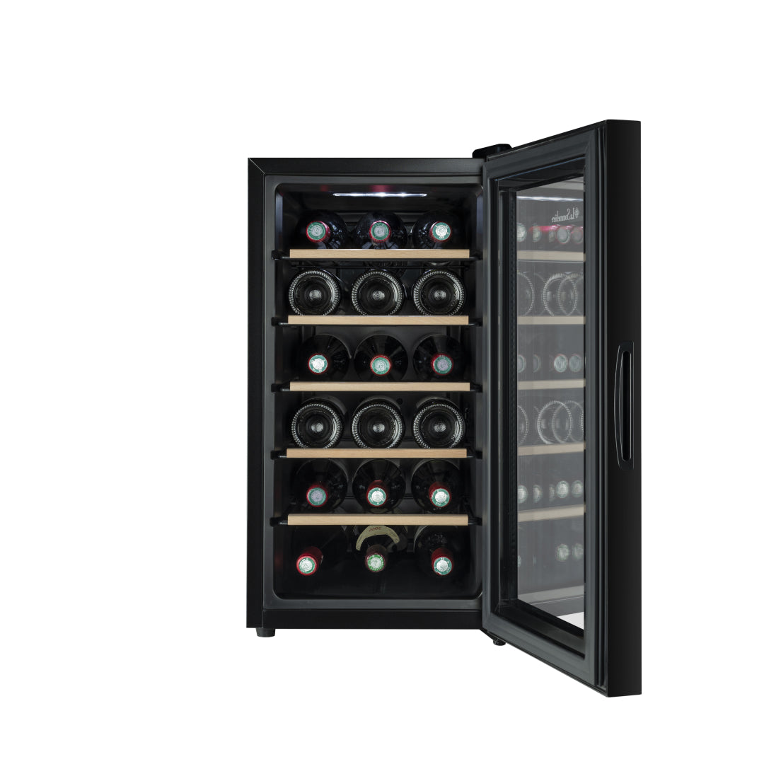 18SILENCE - Weinkühlschrank mit lüfterlose Hybridkühlung für 18 Flaschen