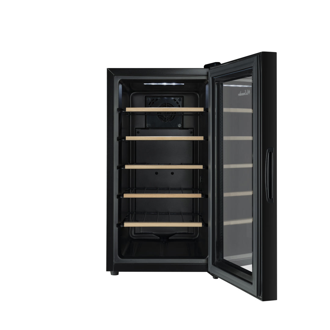 18SILENCE - Weinkühlschrank mit lüfterlose Hybridkühlung für 18 Flaschen