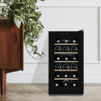 18SILENCE - Ultraleiser Hybrid-Weinkühlschrank für 18 Flaschen