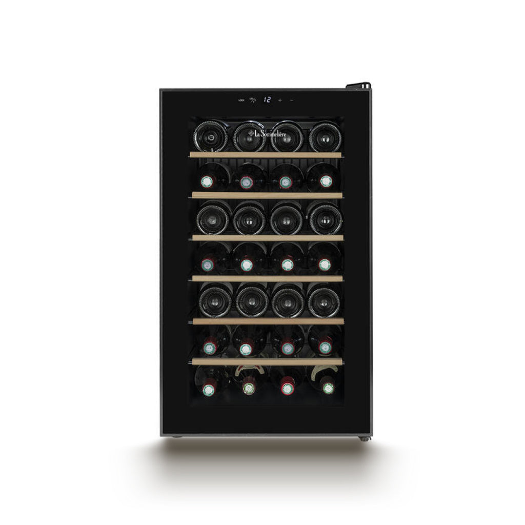 28SILENCE - Ultraleiser Hybrid-Weinkühlschrank für 28 Flaschen
