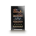 LS51.2ZBLACK - 2 Zonen Weinkühlschrank für 50 Flaschen