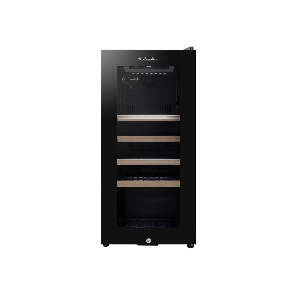 LS38BLACK - Weinkühlschrank für 38 Flaschen