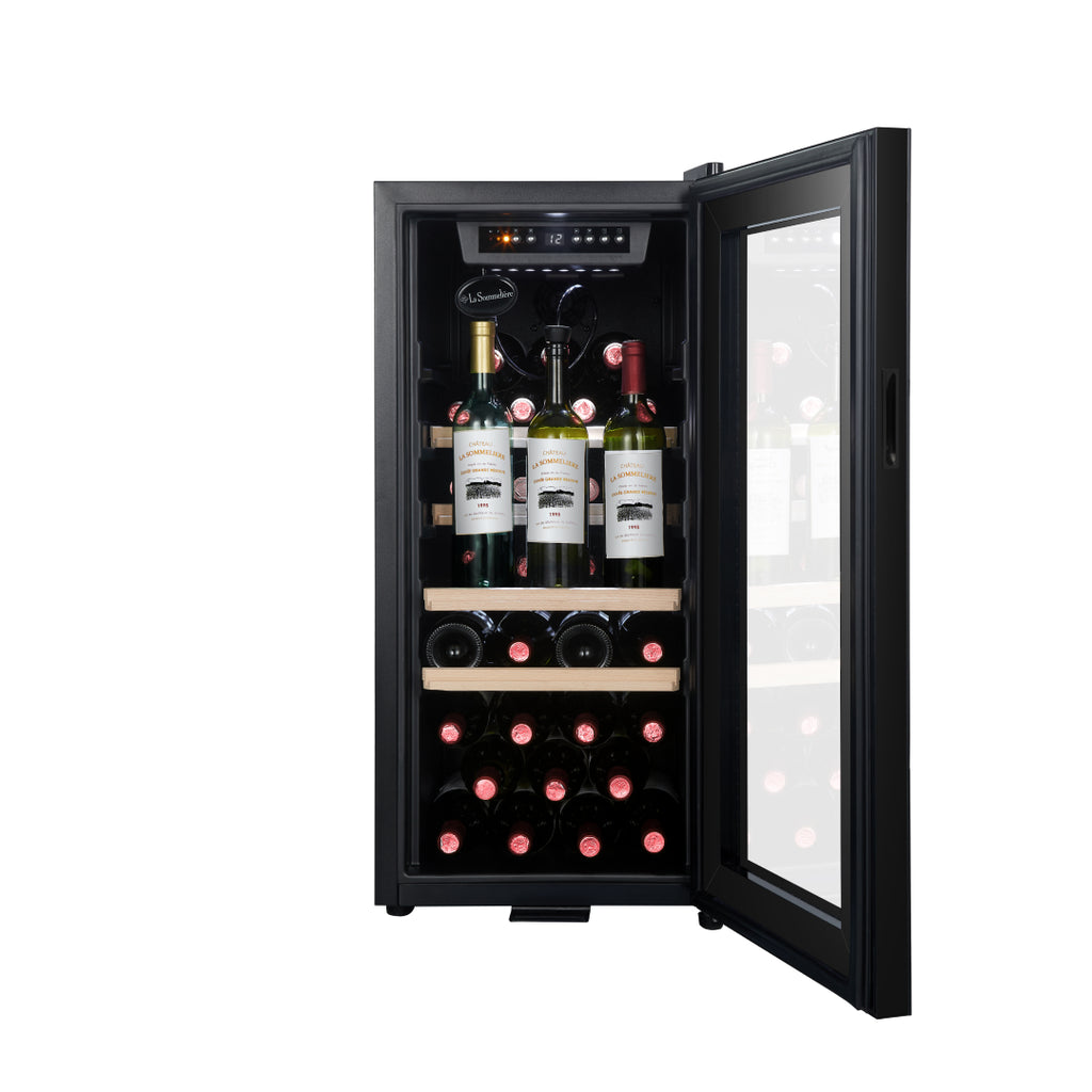 LS38BLACK - Weinkühlschrank für 38 Flaschen