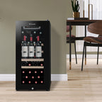 LS38BLACK - Weinkühlschrank für 38 Flaschen