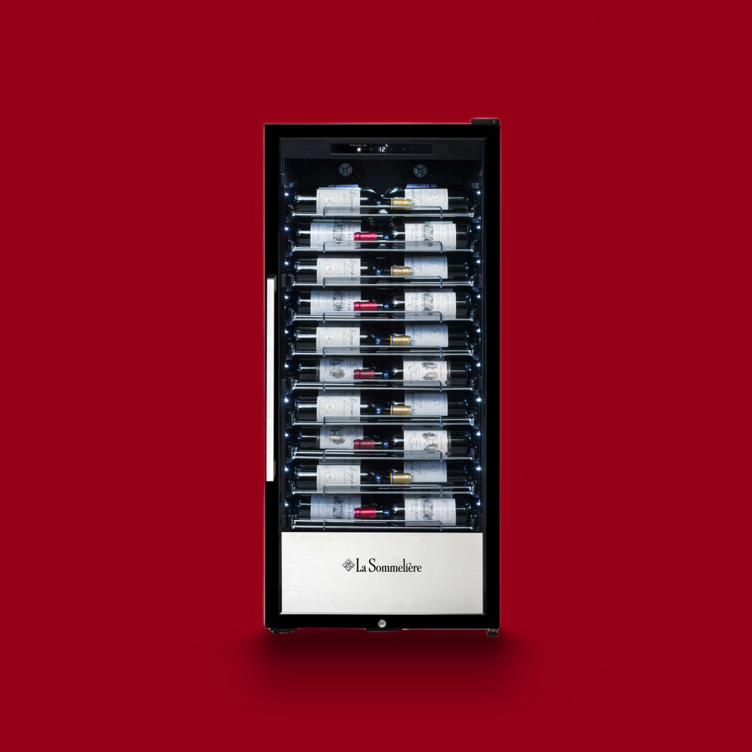 PRO110N - Doppelzonen Weinkühlschrank mit Platz für 110 Flaschen