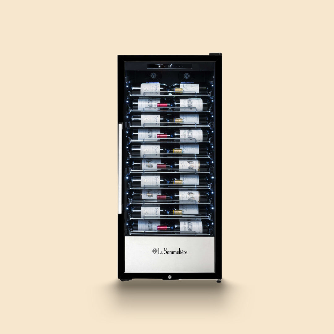 PRO110N - Doppelzonen Weinkühlschrank mit Platz für 110 Flaschen