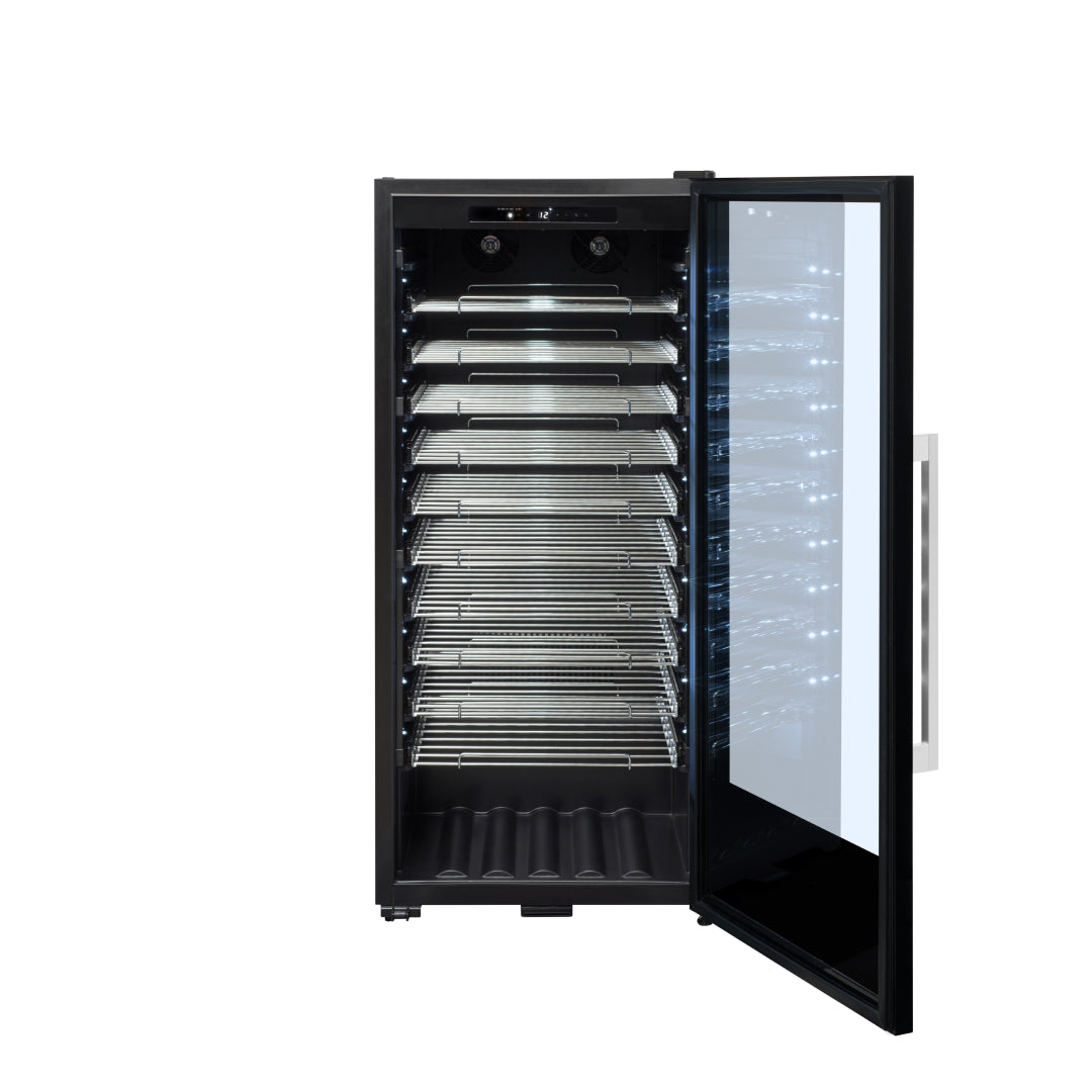 PRO110N - Doppelzonen Weinkühlschrank mit Platz für 110 Flaschen