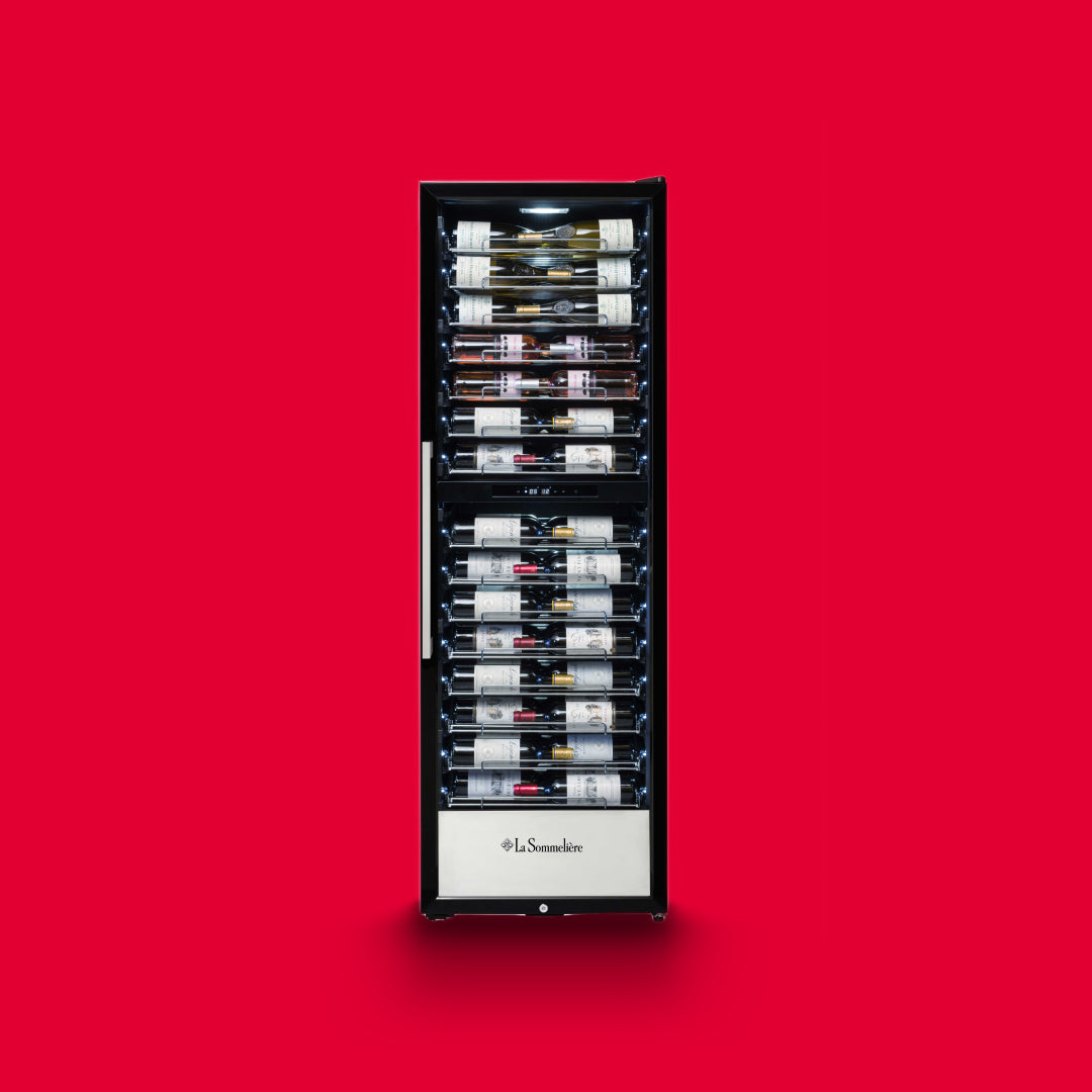 PRO160N - Doppelzonen Weinkühlschrank mit Platz für 160 Flaschen