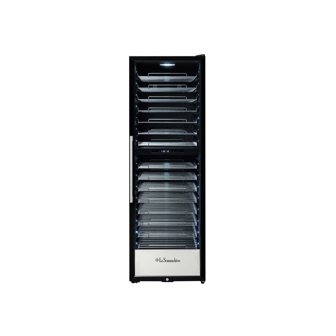 PRO160N - Doppelzonen Weinkühlschrank mit Platz für 160 Flaschen