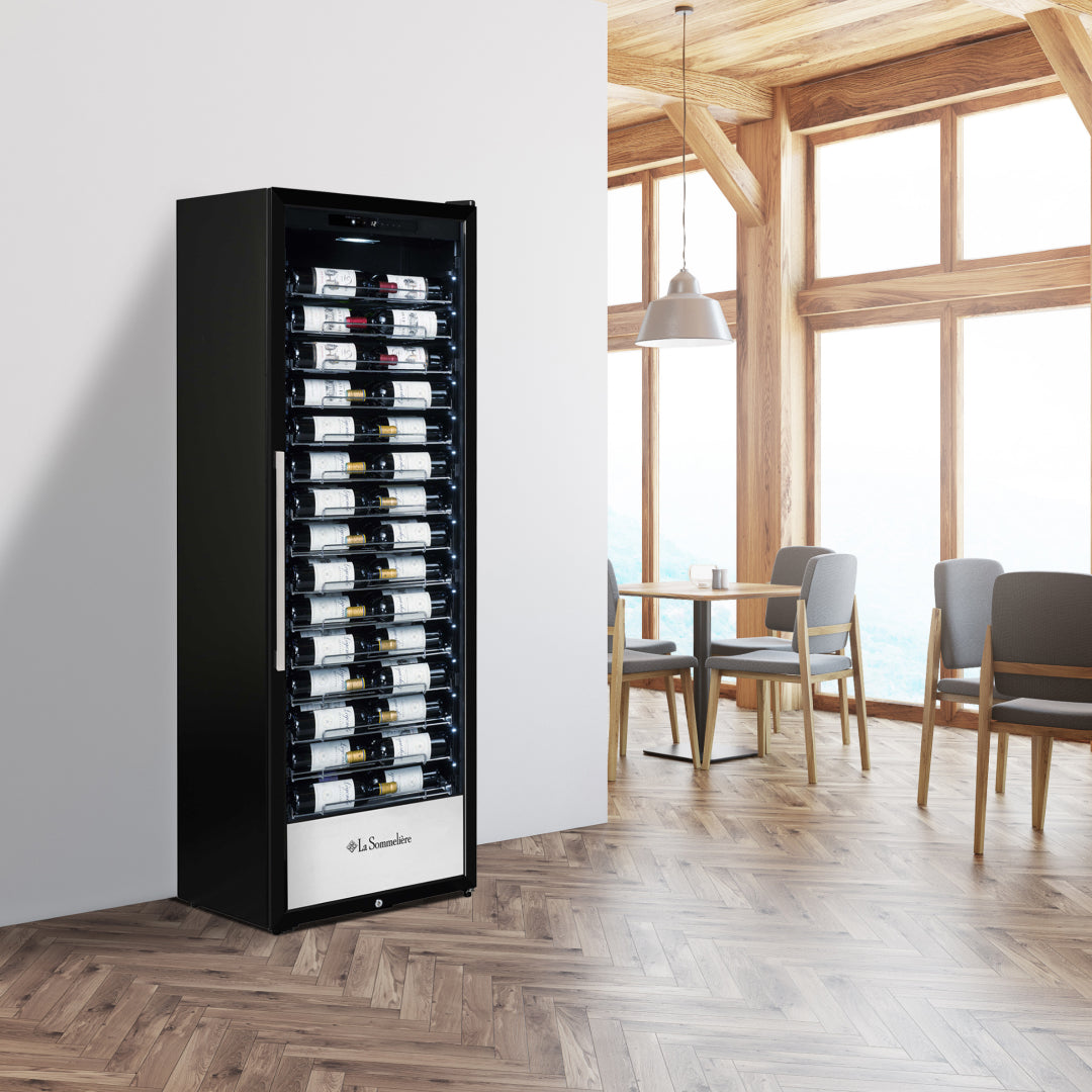 PRO160N - Doppelzonen Weinkühlschrank mit Platz für 160 Flaschen