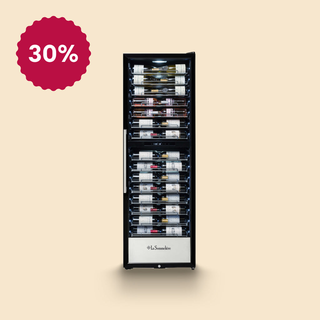 PRO160DZN - Doppelzonen Weinkühlschrank mit Platz für 152 Flaschen