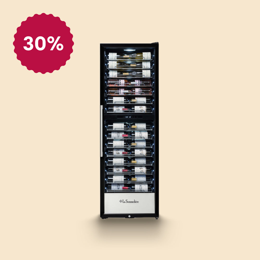 PRO160DZN - Doppelzonen Weinkühlschrank mit Platz für 152 Flaschen